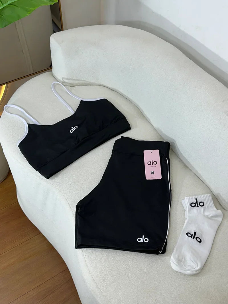 Conjunto de short alo frizo